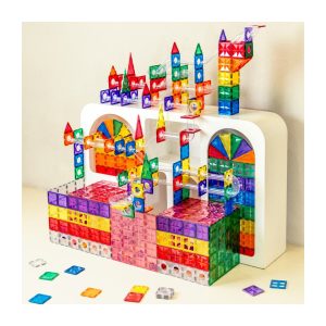 Large Magnetic Building Blocks Set (STEM, 100+ pcs)