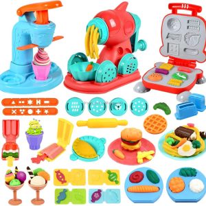 Kinetic Play Sand & Modeling Dough Set